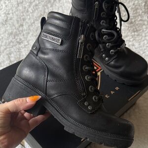 Harley-Davidson Women's Black Moto Boots
